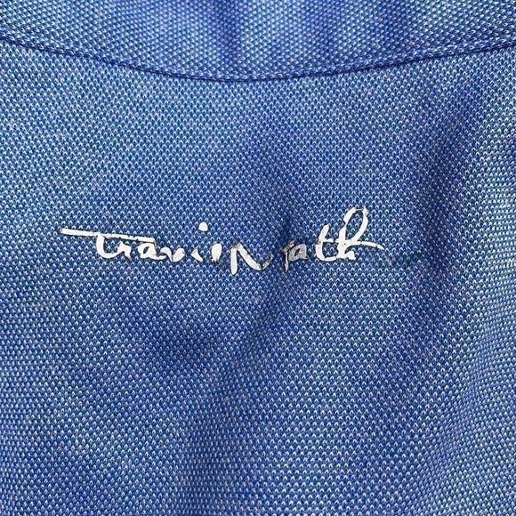 Travis Mathew Blue Polo Shirt - Picture 8 of 9